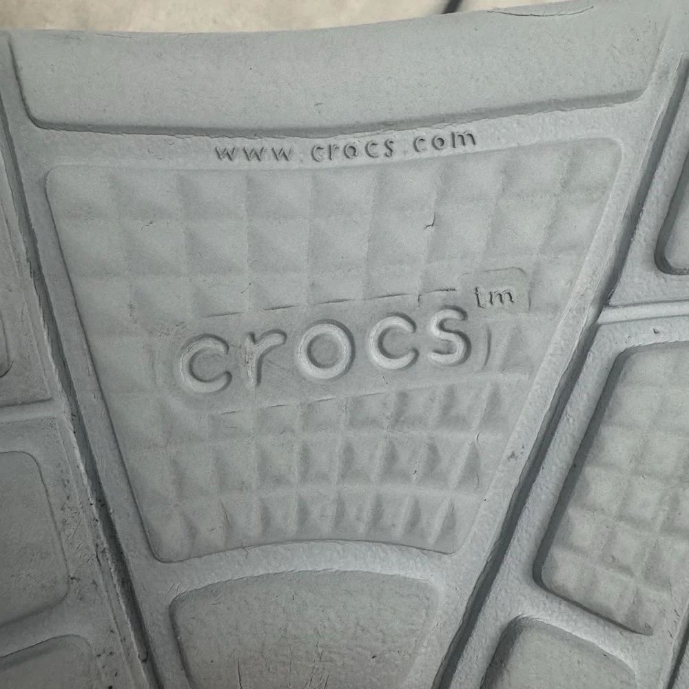 Crocs Kinsale Canvas Lace Up Casual Navy Gray Mens 9